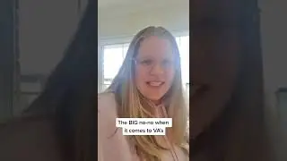 Big no no when it comes to VA