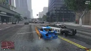 I Became Invincible in GTA V | Fight Against 5 star Police (Using Cheat Codes)