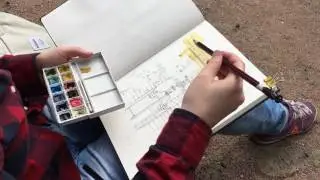 Urban sketching. St. Petersburg.