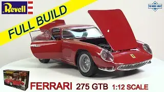 1965 Ferrari 275 GTB Full Build - 1/12 Scale Vintage Revell 1978 Kit