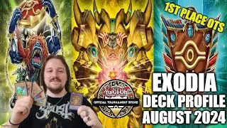 1ST PLACE OTS LOCALS UNDEFEATED EXODIA DECK PROFILE (AUGUST 2024) YUGIOH!