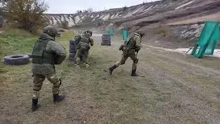 Вариант перебежки через открытую местность - 