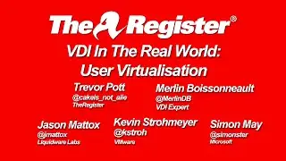 VDI In The Real World 2  - User Virtualization