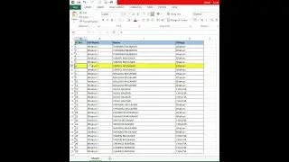 Auto highlight row in EXCEL\\\ Excel Tricks \\\\ RABIUL ISLAM Official