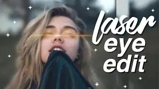 Laser Eye Tutorial on PICSART