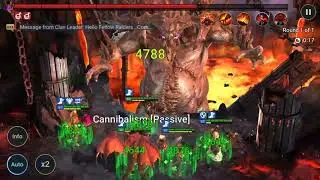 Raid Shadow Legends gameplay hard clan boss