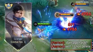 GLOBAL GRANGER ABUSE THIS NEW ABNORMAL DAMAGE BUILD & EMBLEM TO RANK UP FASTER!! (must try) 🔥