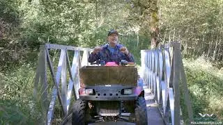 How to Build a Trail Bridge to Cross a Creek with an ATV