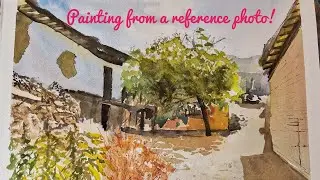 Best #watercolor tips on painting from photographs!