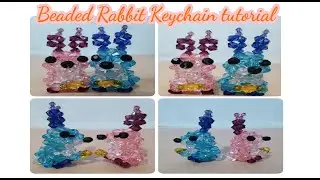 Beaded key chain Rabbit Tutorial Part 7