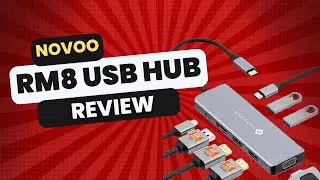 NOVOO RM8 Review: Upgrade Your Connections with This 8-in-1 Docking Beast (4K@120Hz, 8K!)