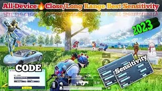 All Device🔥 Zero Recoil Sensitivity+Code✅No recoil Gyo & non gyro Sensitivity for BGMI & PUBG