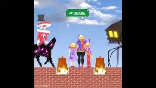 Summon The Space Portal To Help Team Pomni Escape Caine And House Head