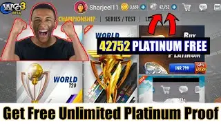 WCC-3 Game get free Platinum Coins | wcc3 all Tournaments and stadium free unlock