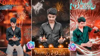 New Happy Diwali special photo editing Tutorial in PicsArt step by step in hindi -2022