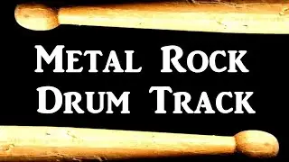Metal Drum Beat 140 BPM - Heavy Drum Track - Full Song 