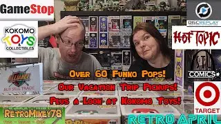 Vacation Pickups! Plus a Look at Kokomo Toys! Over 60 Funko Pops! #funkopop #pickups