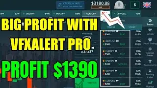 Big Profit With VfxAlert Pro - Profit $1390 in Pocket Option - Pocket option strategy