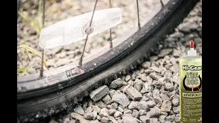 Антипрокольный гель не помог в дороге...