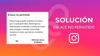 2024 ❌ Enlace no permitido Instagram ❌ SOLUCIÓN DESBLOQUEAR URL