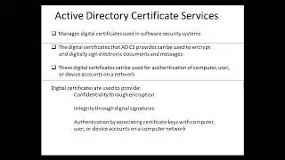 Active Directory Certificate Services Installation - Etechtraining.com