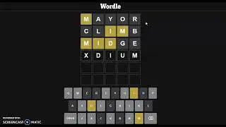 The Wordle MAYOR solved the puzzle for me! Wordle 