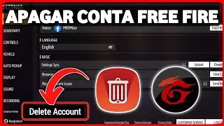 Como Excluir Conta Garena Free Fire 2024 | Como Excluir Conta Free Fire Permanentemente