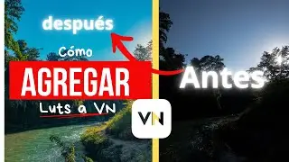 Cómo agregar luts cinematográficos en VN editor 