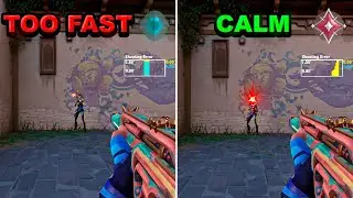 Shoot slower, like an Immortal in Valorant…No BS