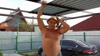 Веранда на даче из железа: сборка каркаса