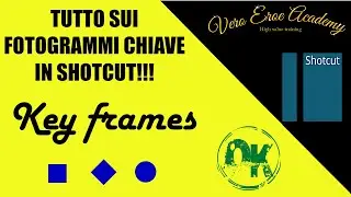 TUTTO SUI KEY FRAMES IN SHOTCUT - FOTOGRAMMI CHIAVE
