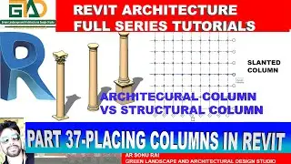 PART 37-PLACING COLUMNS IN REVIT 