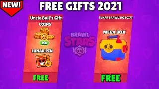 FREE PIN ,FREE MEGA BOX & MORE !! LUNAR NEW YEAR 2021 GIFTS | Brawlstars