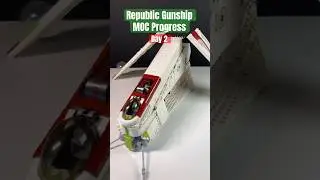 LEGO Republic Gunship MOC Progress | Day 2 