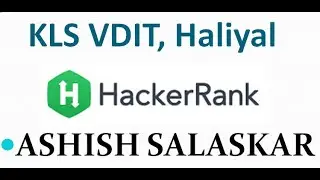 How to code on HackerRank / Learn Coding/Programming with HackerRank KLS VDIT CSE Ashish Salaskar