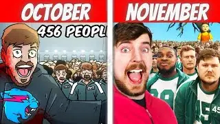 MrBeast Squid Game Evolution 