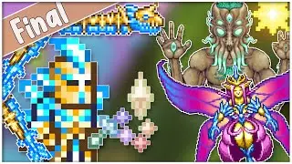 SUMMONER #7 (FINAL) - EMPRESS OF LIGHT de DIA e MOON LORD!! - Terraria 1.4