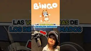 Las Voces Detrás de los Dibujos Animados 🎙️😱 #shorts