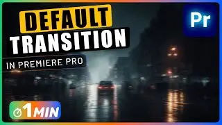 How to Change DEFAULT TRANSITION in Premiere Pro
