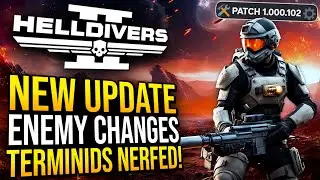 Helldivers 2 - New Update Nerfs Terminids! Bile Titan and Charger Changes!