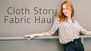 Cloth Story Fabric Haul | Fabric and Pattern Pairing | Denim and Viscose