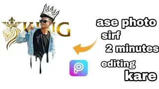 PicsArt photo editing 🔥only 2 minutes ll Instagram viral editing ll SANDY EDITING