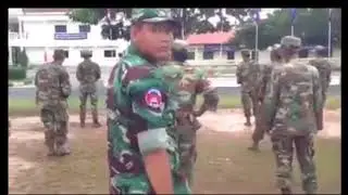 ទាហានខ្មែររាំឡូយមែន