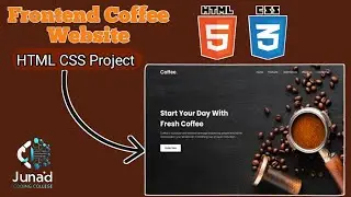 Create A Responsive Coffee Website in HTML CSS & JavaScript
