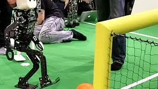 Humanoid Robot Soccer at Robocup