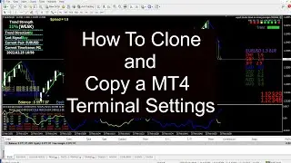 How To Clone and Copy a MT4 Terminal Settings