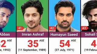 The Age Of Top Famous Pakistani Actors In 2025 | Real Age