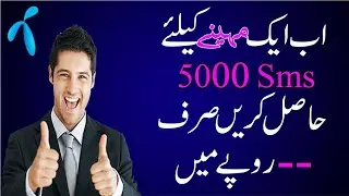 Telenor Monthly SMS Package 2019