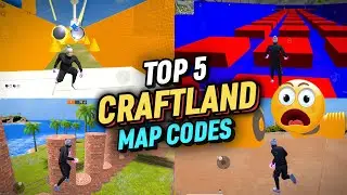 freefire new parkour craftland map😍 Top 5 new parkour craftland map 