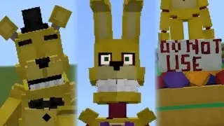 Тестовый мод на fnaf into the pit от MakerHv....